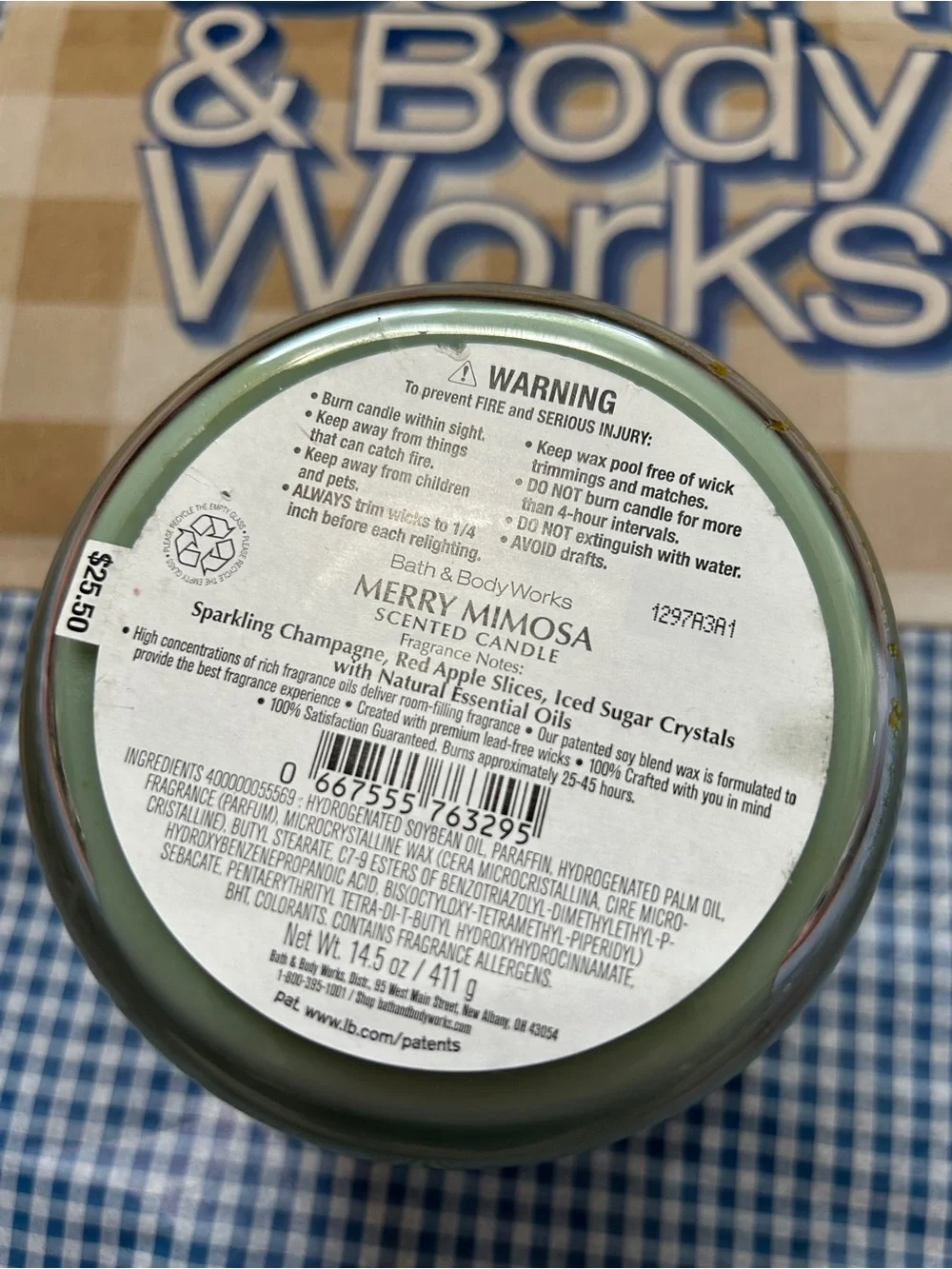 Bath & Body Works Merry Mimosa  Candle